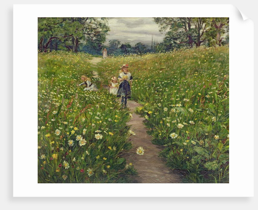Gathering Wild Flowers by Philip Richard Morris