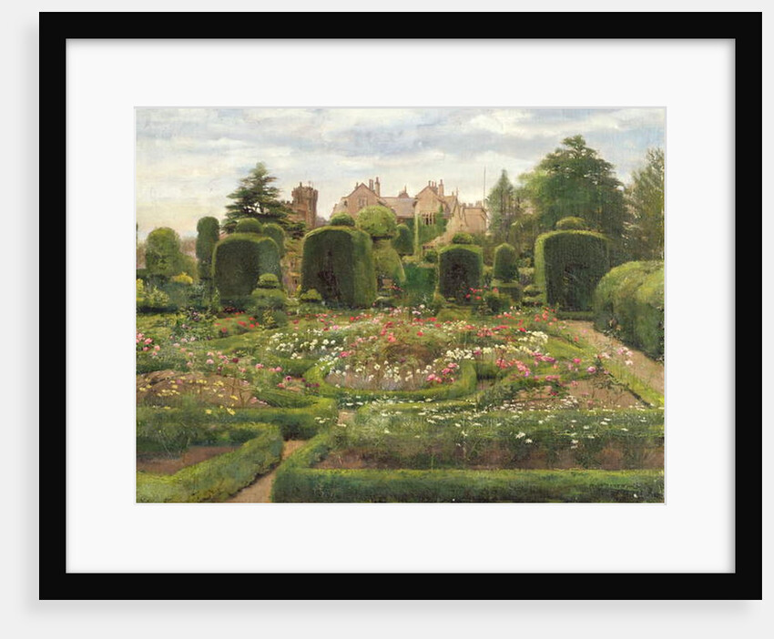The Topiary Gardens, Levens Hall, Cumbria, 1886 by Walter Frederick Roofe Tyndale
