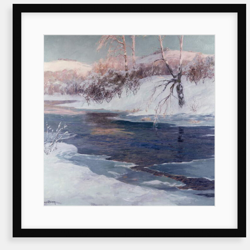 Snow Scene by Albert Julius Olsson