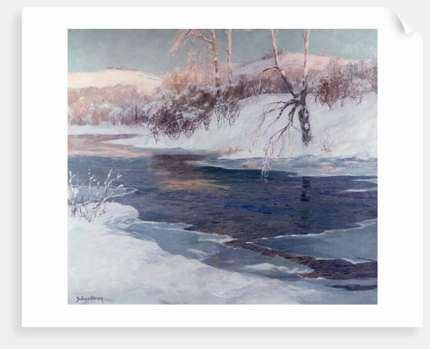 Snow Scene by Albert Julius Olsson