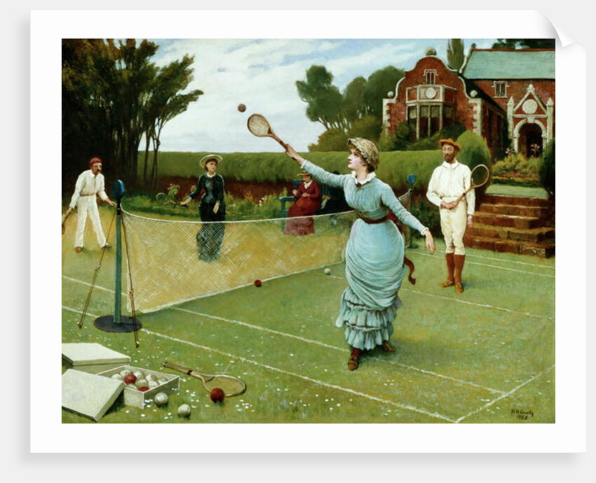 Tennis Players, 1885 by Horace Henry Cauty