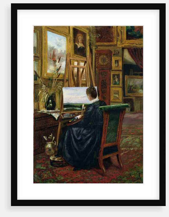 A Lady Artist, 1887 by Mary Churchill