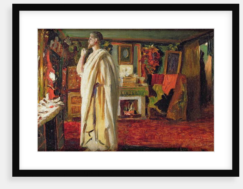 The Actor Mounet Sully wearing Roman Costume in his Dressing Room by Louis Edouard Paul Fournier