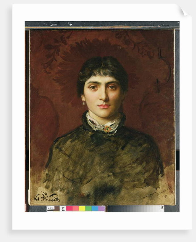 Portrait of a Woman with Dark Hair, 1884 by Valentine Cameron Prinsep