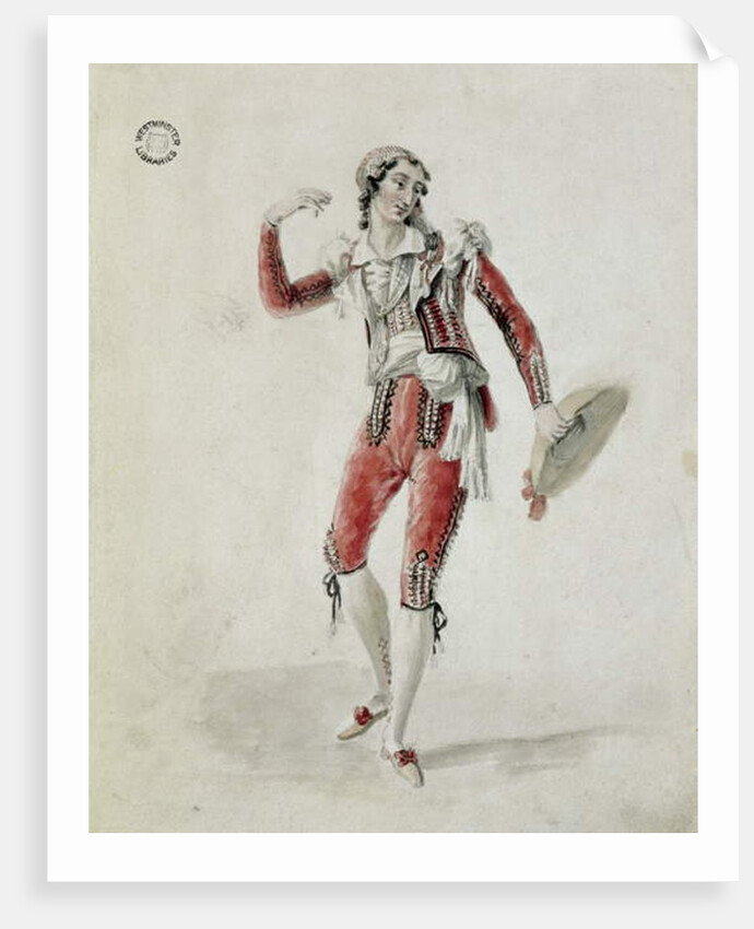 De Begnis, of the King's Theatre, as Figaro in 'The Marriage of Figaro', 1823 by Maxim Gauci