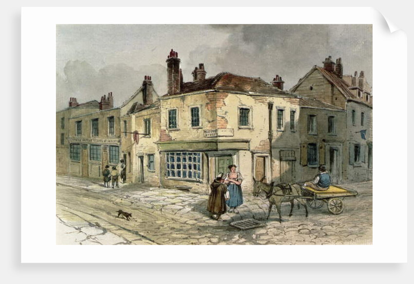 Old Pye Street, Westminster, 1849 by English School