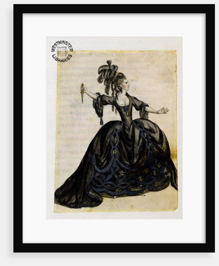 An Actress Playing Lady Macbeth by English School