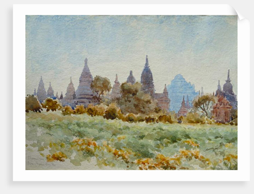 898 Dhamayan Gyi from Myew Bon Tha, Bagan by Clive Wilson