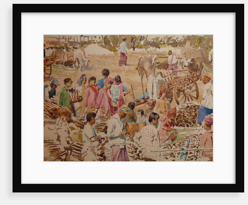 918 Firewood market, Thaung Tho by Clive Wilson