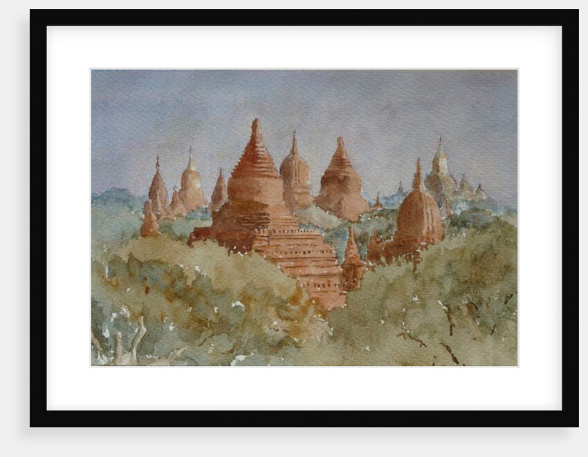 941 Bagan sunrise, towards Ananda by Clive Wilson