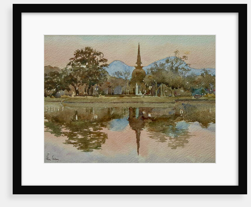 991 Sukhotai, Thailand - lighting-up time by Clive Wilson