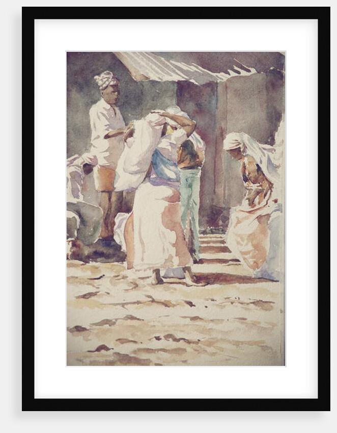 744 Tea pluckers weighing up by Clive Wilson