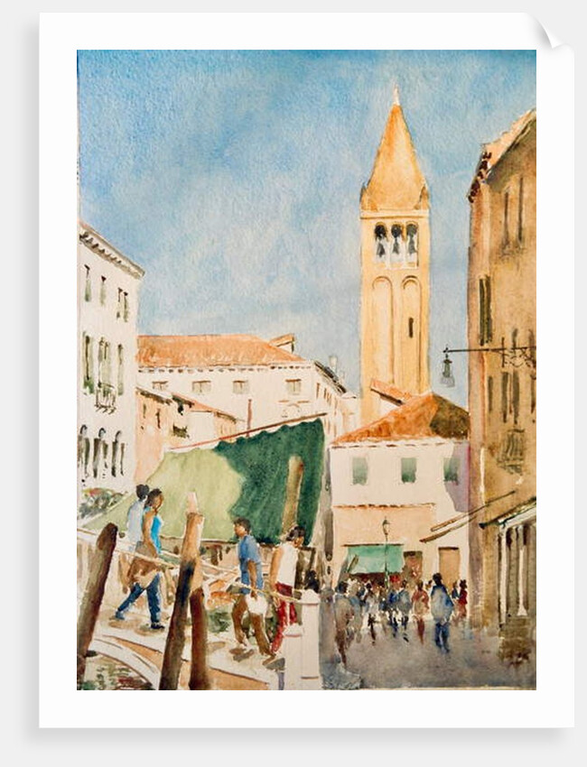 786 Sun and shadows - Ponte dei Pugni by Clive Wilson