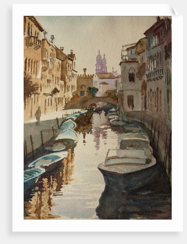 832 Rio S. Barnaba - sunset by Clive Wilson