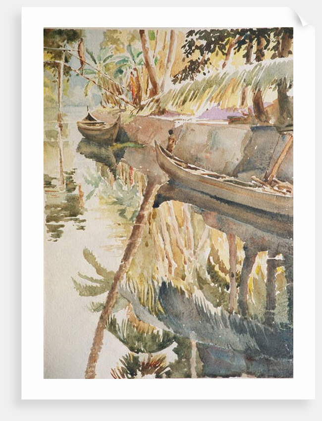 622 Sunrise, backwaters life by Clive Wilson