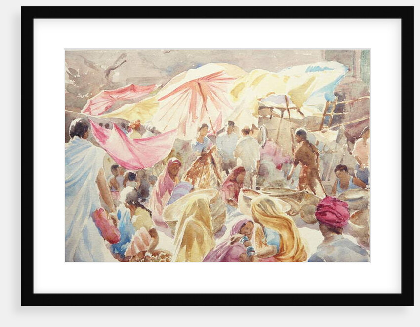 663 Light breaks, Udaipur market by Clive Wilson