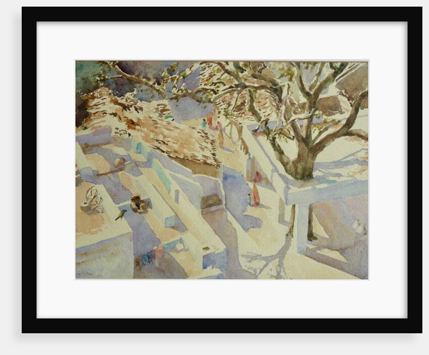 697 Village life, Rajasthan by Clive Wilson