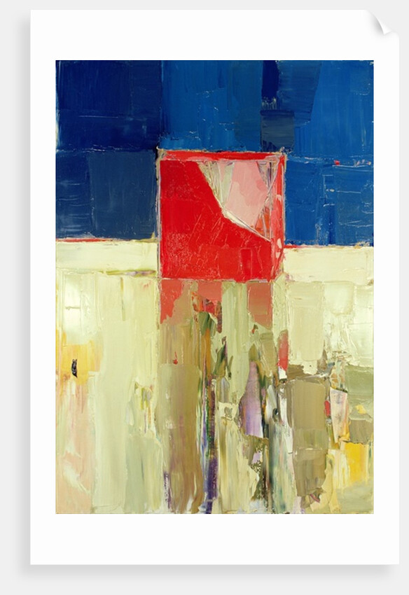 Red cube by Daniel Cacouault