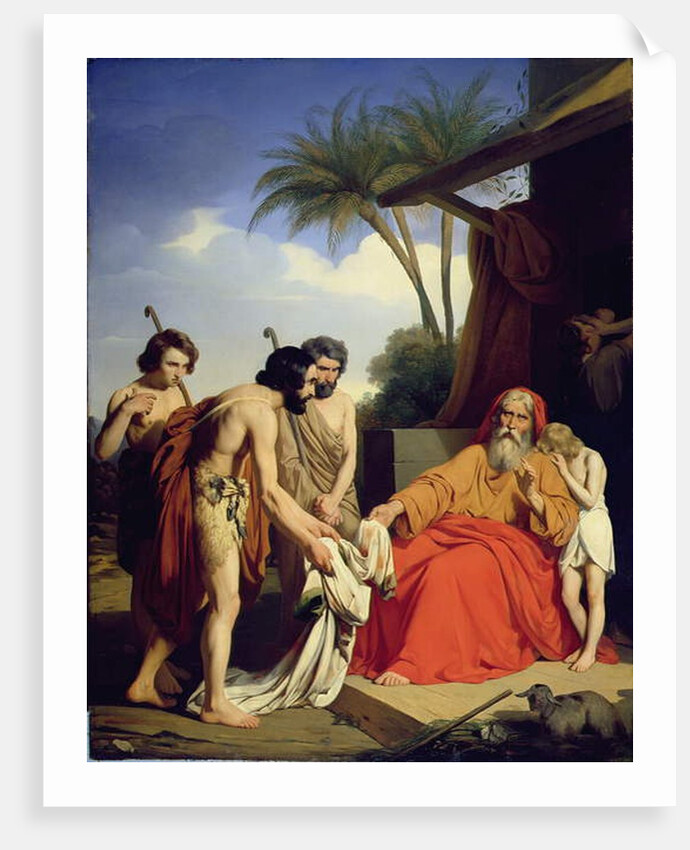 Joseph's Coat Brought Back to Jacob, 1841 by Jules Ambroise Francois Naudin