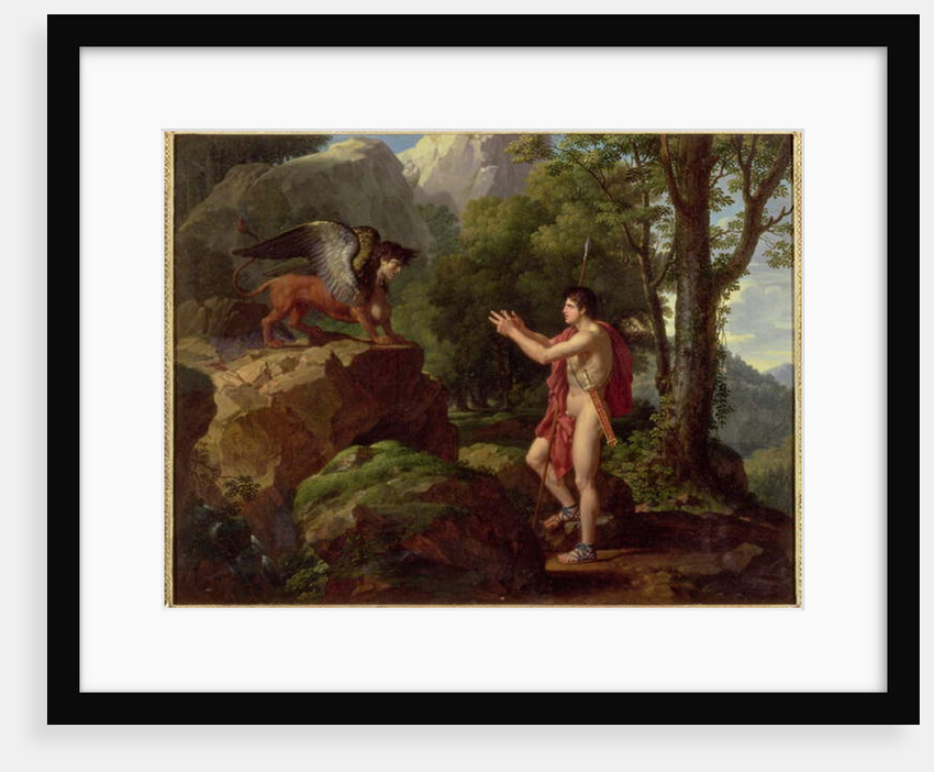Oedipus and the Sphinx, c.1806-08 by Francois Xavier Fabre