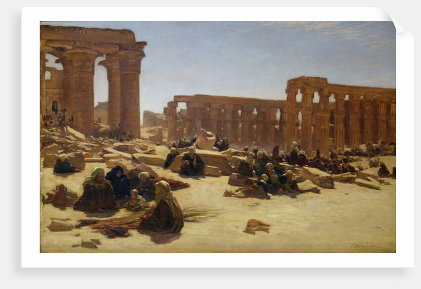 Ruins of the Temple at Luxor, c.1890 by Joseph Farquharson