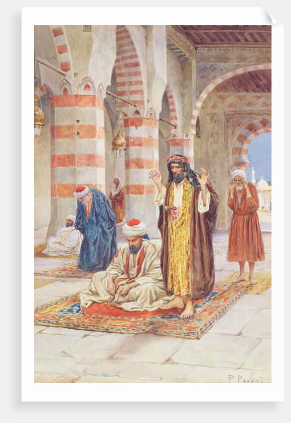 The Hour of Prayer by Paolino Pavesi