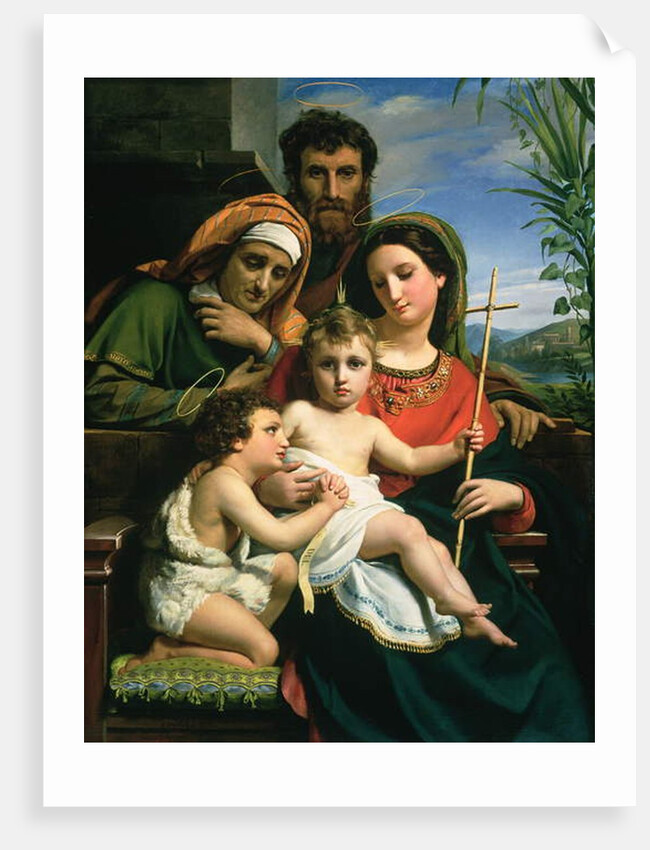 The Holy Family with Saints John the Baptist and Elizabeth, 1823 by Francois Joseph Navez