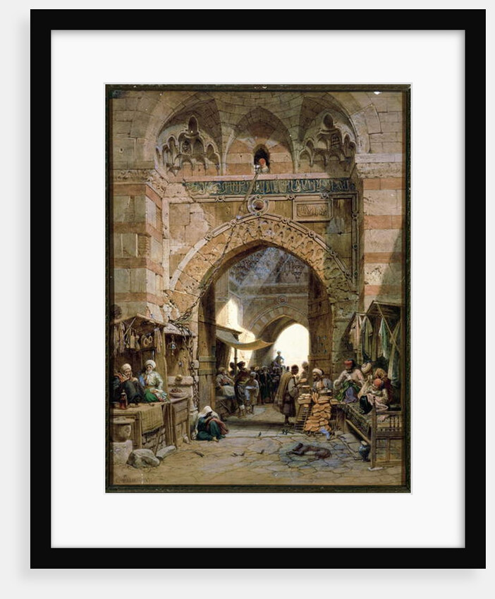 Bazaar Scene, 1875 by Carl Friedrich Heinrich Werner