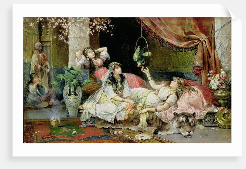 In the Harem by Juan Gimenez y Martin