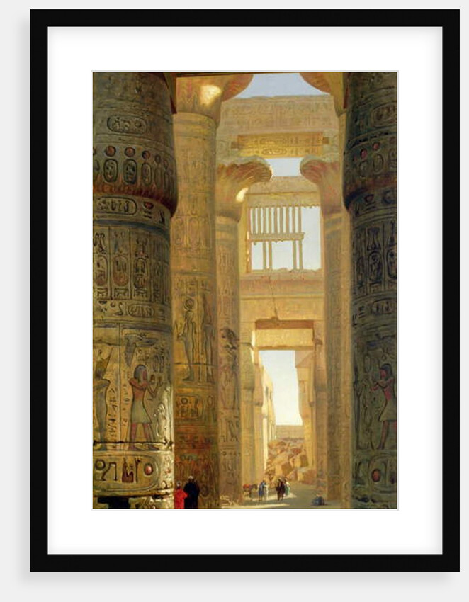 The Temple of Karnak, The Great Hypostyle Hall, 1890 by Ernest Carl Eugen Koerner