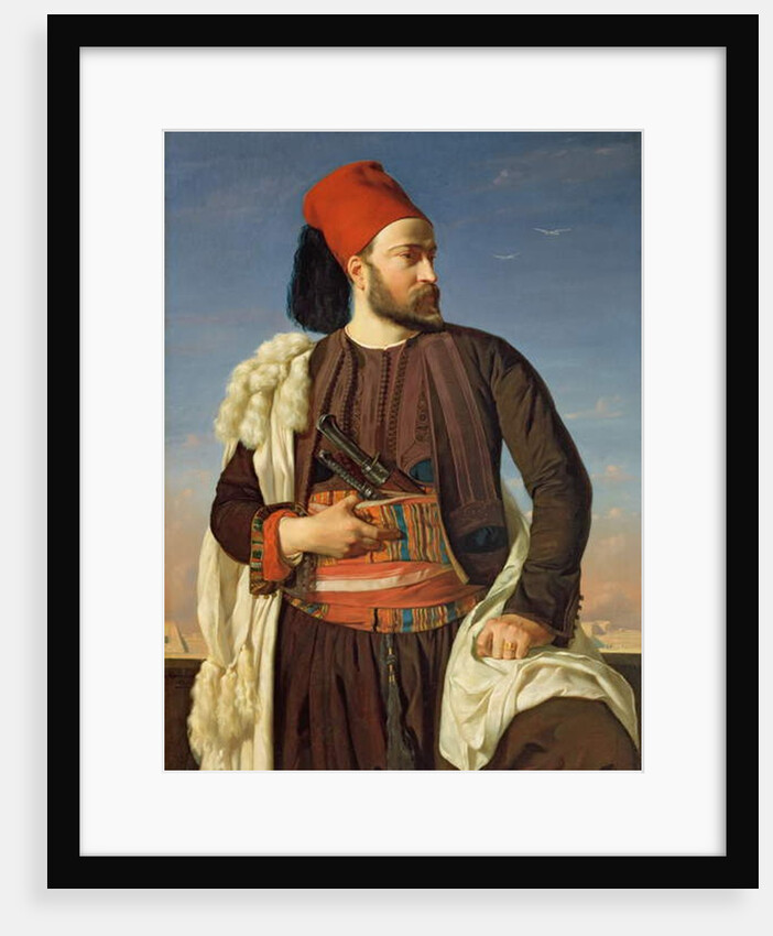Portrait of Leconte de Floris in the uniform of the Egyptian Army, 1840 by Francois Leon Benouville