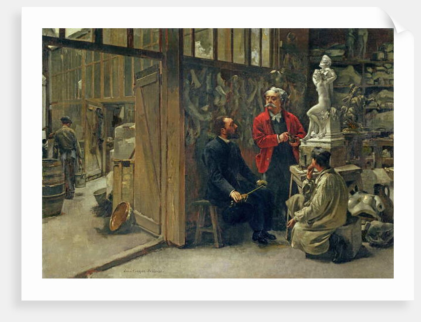 The Sculptor's Studio, c.1870 by Louis Robert Carrier-Belleuse