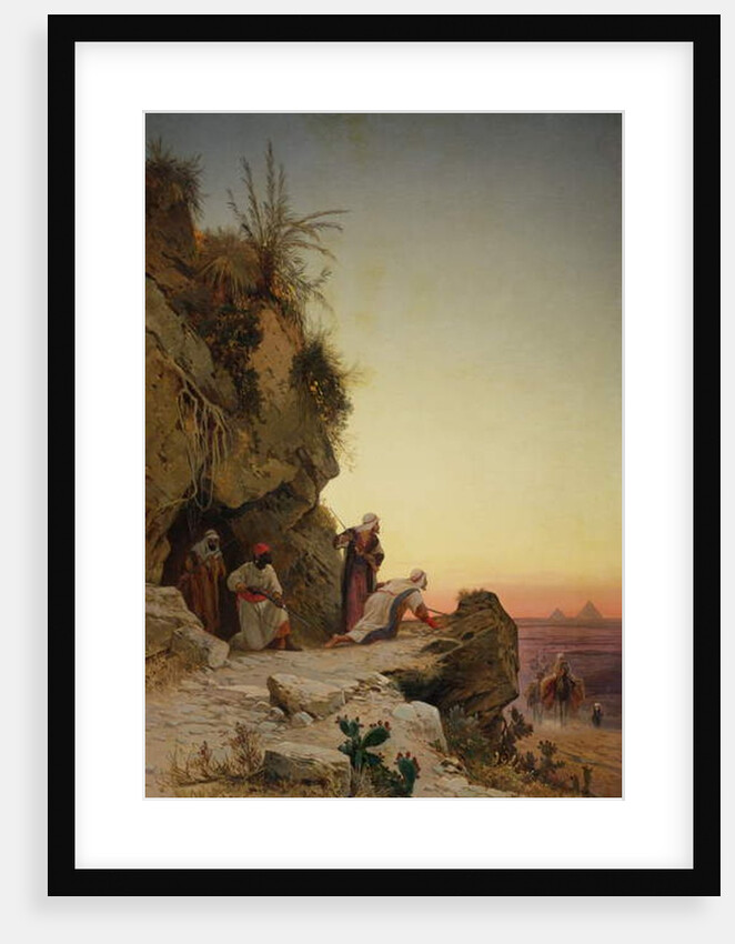 Ambush near Gizeh by Herman David Salomon Corrodi