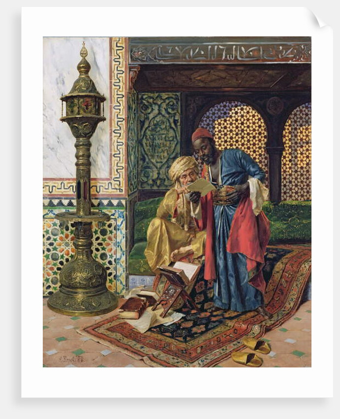 The Letter, 1888 by Rudolphe Ernst