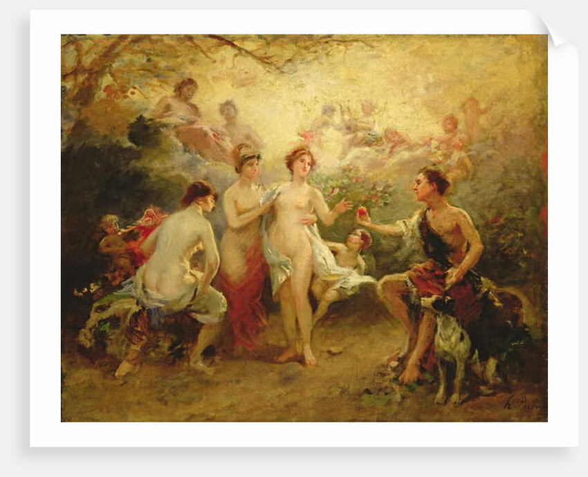 The Judgement of Paris by Henri Pierre Picou