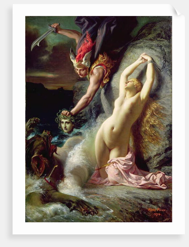 Andromeda Chained to the Rock, 1874 by Henri Pierre Picou