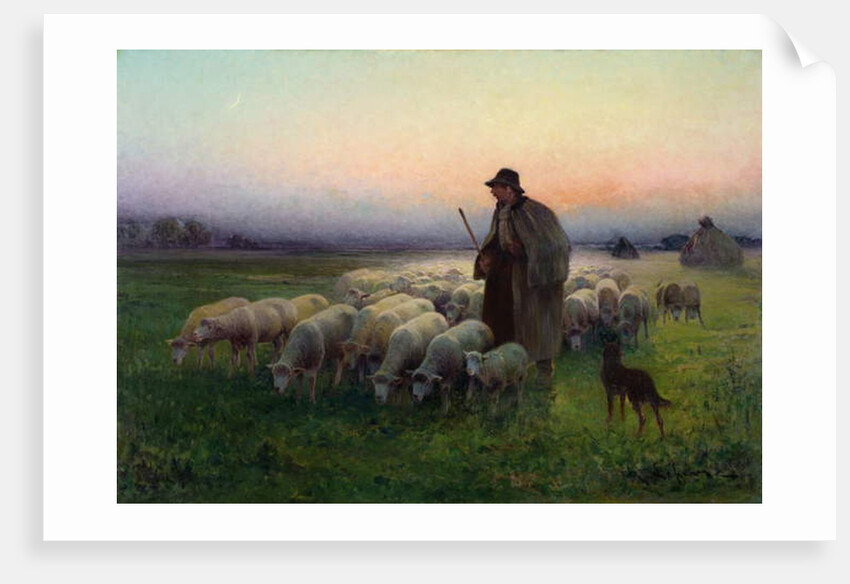 The Return to the Field, c.1913 by Charles Amable Lefebvre
