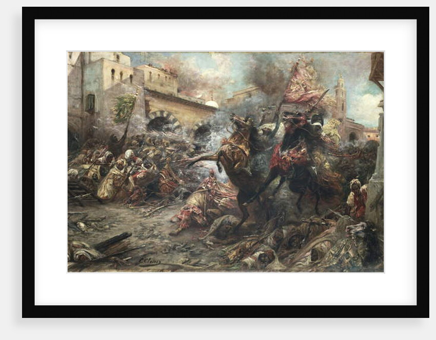 Arabs in Battle by Georges Clairin
