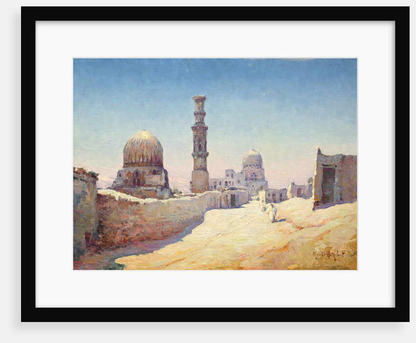 The Entrance to the Tombs of the Caliphs, Cairo by Hubert Robert