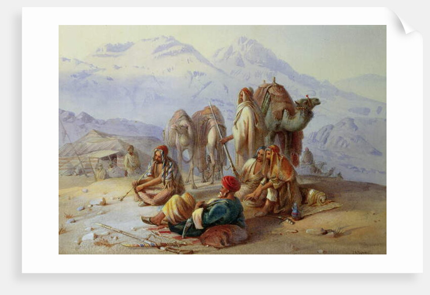 An Arab Encampment by Joseph-Austin Benwell