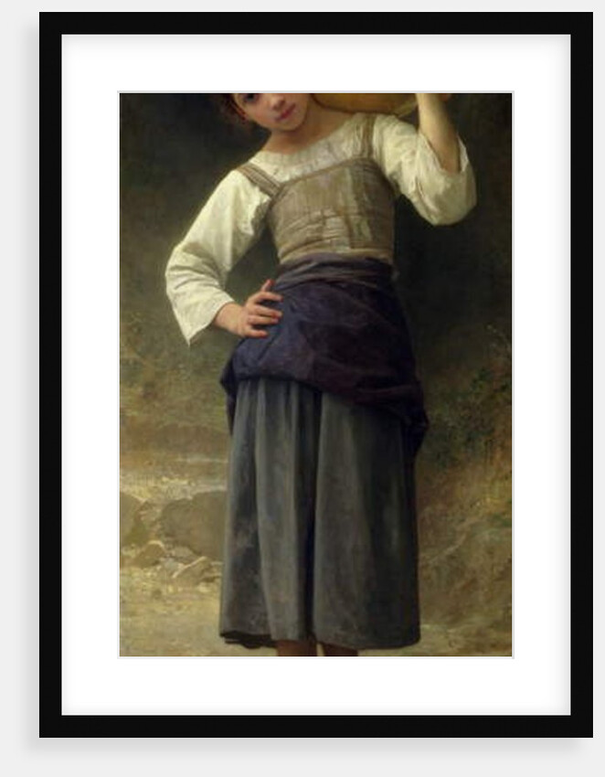 The Water Girl 1885 by William-Adolphe Bouguereau