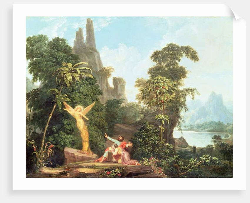 The Angel Appearing to Manoah by School American