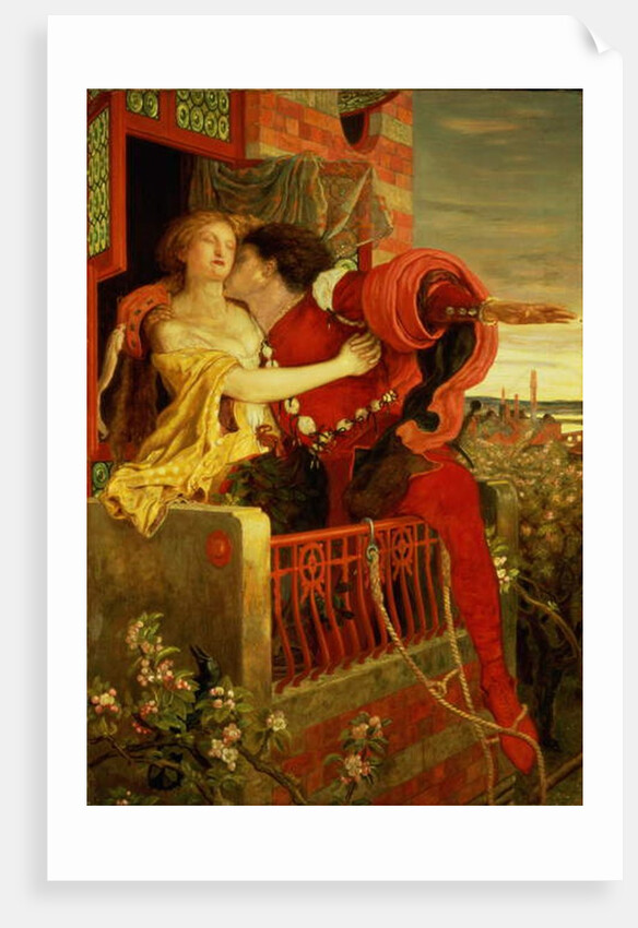 Romeo and Juliet, 1870 by Ford Madox Brown