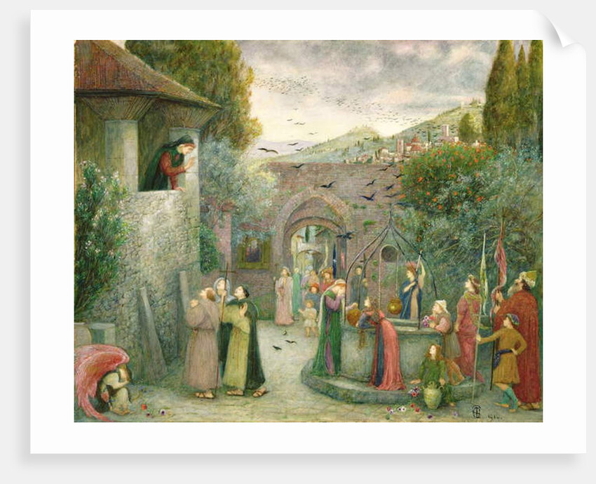 The Pilgrim Folk, 1914 by Marie Spartali Stillman