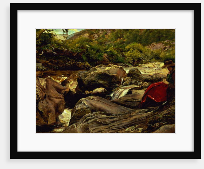 The Waterfall, 1853 by John Everett Millais