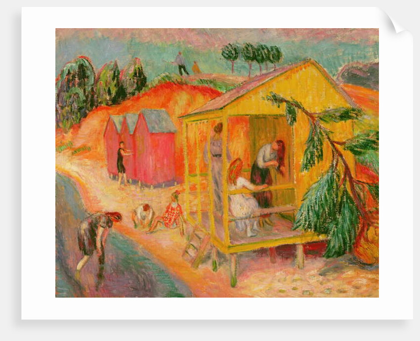 Bath Houses by William James Glackens