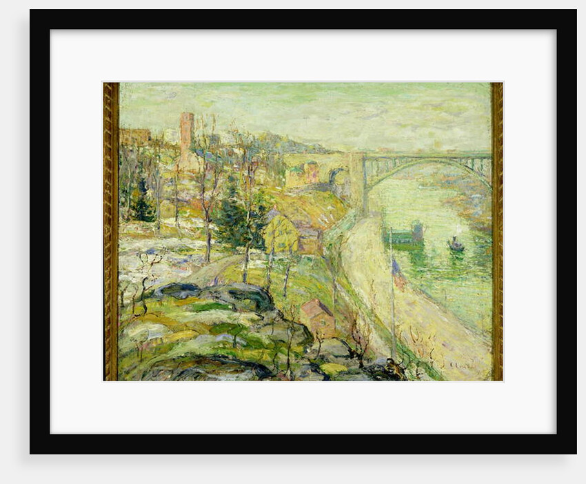 Washington Bridge, New York City, c.1915-25 by Ernest Lawson