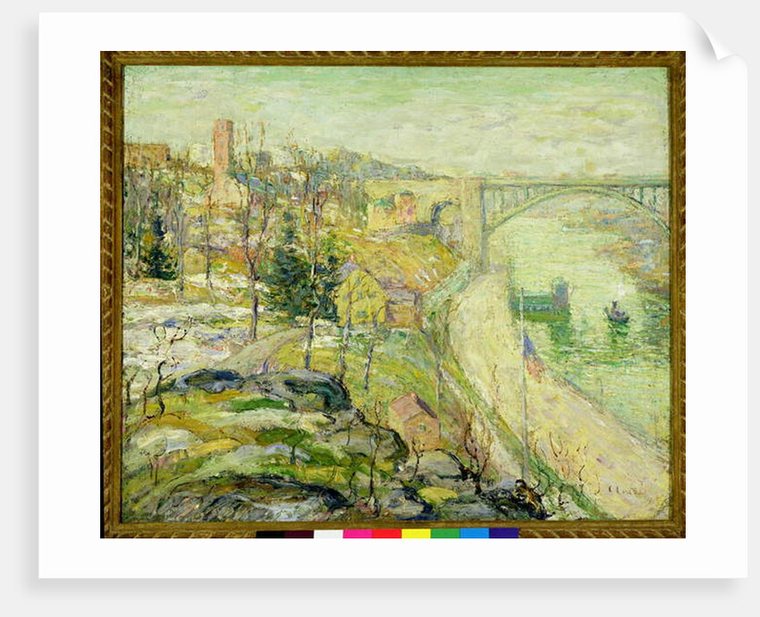 Washington Bridge, New York City, c.1915-25 by Ernest Lawson