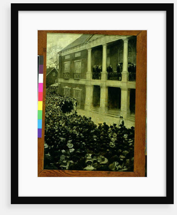 Inauguration of Washington in New York by Howard Pyle