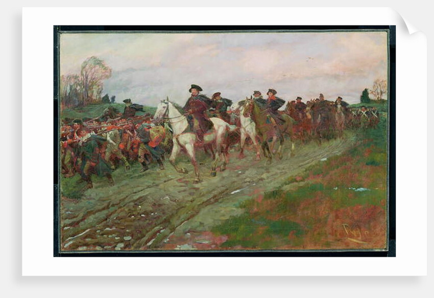 The Retreat through the Jerseys by Howard Pyle